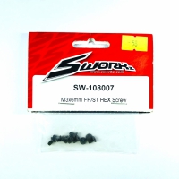 Sworkz M3x6mm FH/ST HEX Screw